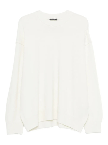  Balmain Crew-neck Sweater - Neutrals 