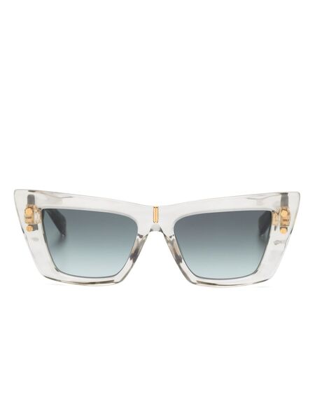  Balmain Eyewear B-eye Cat-eye Frame Sunglasses - Gold 