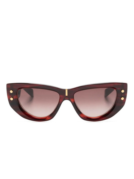  Balmain Eyewear B-muse Geometric-frame Sunglasses - Red 