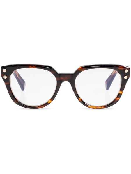  Balmain Eyewear Cat-eye Glasses - Brown 