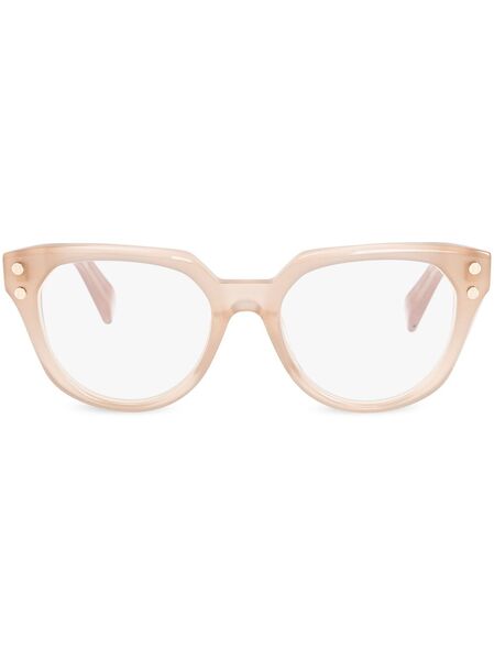  Balmain Eyewear Cat-eye Glasses - Neutrals 