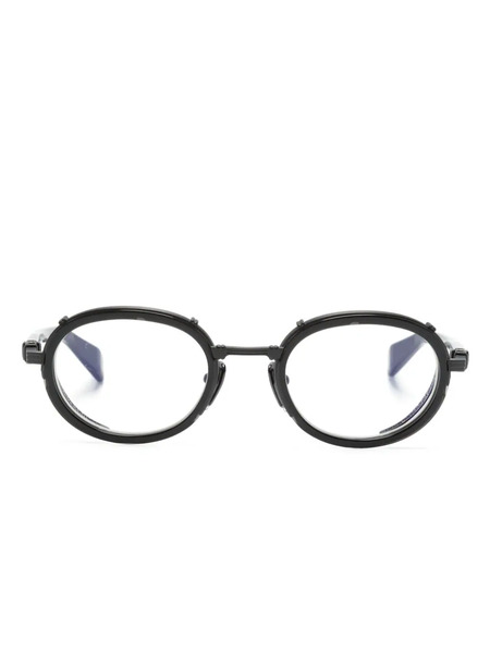  Balmain Eyewear Chevalier Oval-frame Glasses - Black 