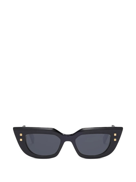  Balmain Eyewear Embellished Cat-eye Sunglasses - Black 