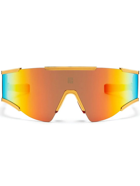  Balmain Eyewear Flèche Geometric Sunglasses - Gold 