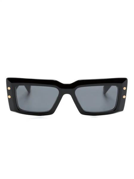  Balmain Eyewear Imperial Square-frame Sunglasses - Black 