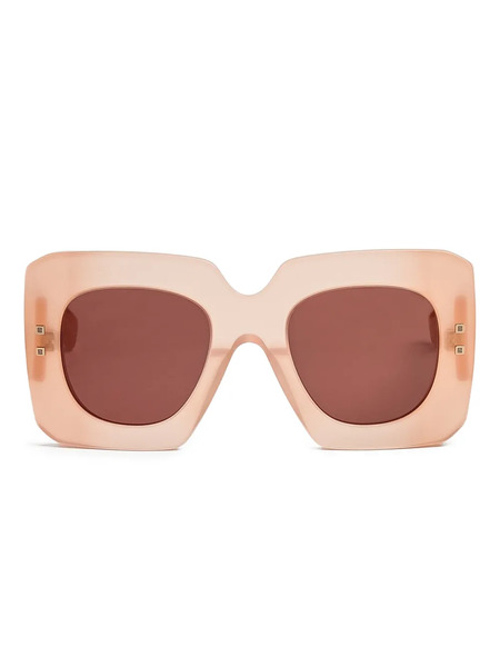  Balmain Eyewear Logo-engraved Sunglasses - Pink 