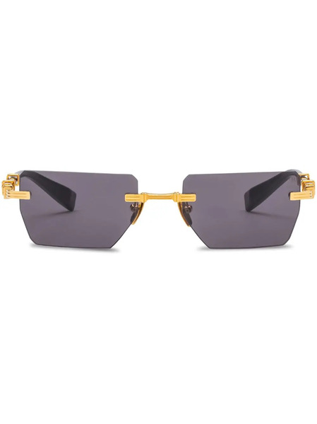  Balmain Eyewear Pierre Rimless Sunglasses - Gold 