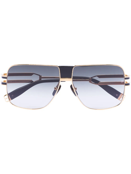  Balmain Eyewear 1914 Pilot-frame Sunglasses - Gold 