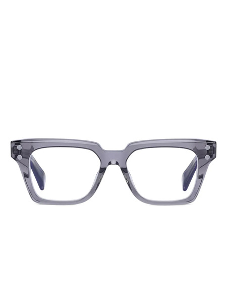  Balmain Eyewear Square-frame Glasses - Grey 