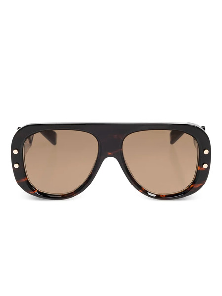  Balmain Eyewear Tortoiseshell-pattern Sunglasses - Brown 