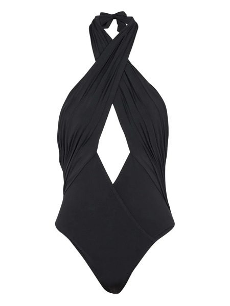  Balmain Halterneck Swimsuit - Black 
