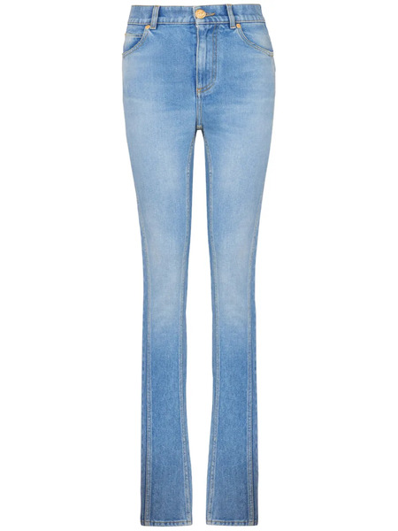  Balmain High-rise Slim-cut Jeans - Blue 