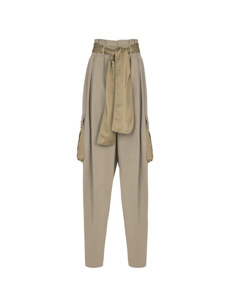  Balmain High-waisted Cargo Pants - Green 