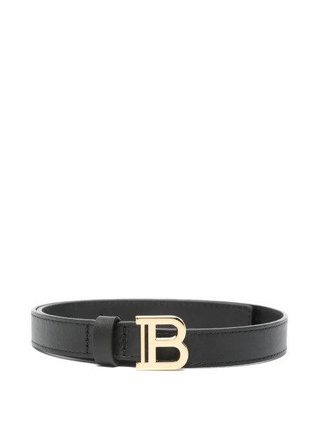  Balmain Kids B-buckle Belt - Black 