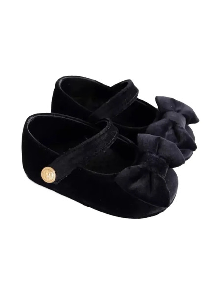  Balmain Kids Bow-detail Sandals - Black 