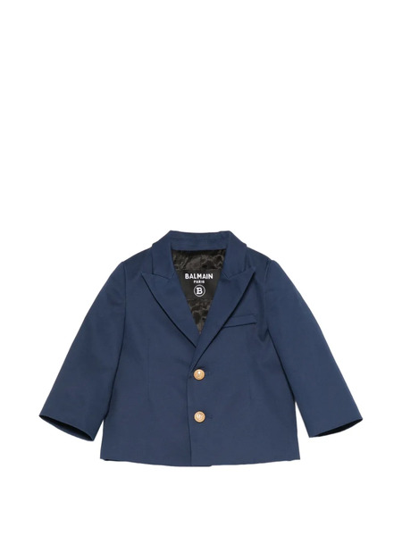  Balmain Kids Button Blazer - Blue 