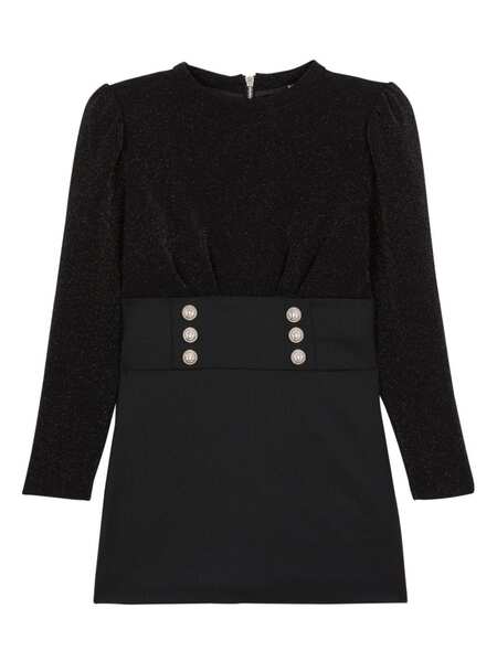  Balmain Kids Button-embellished Dress - Black 
