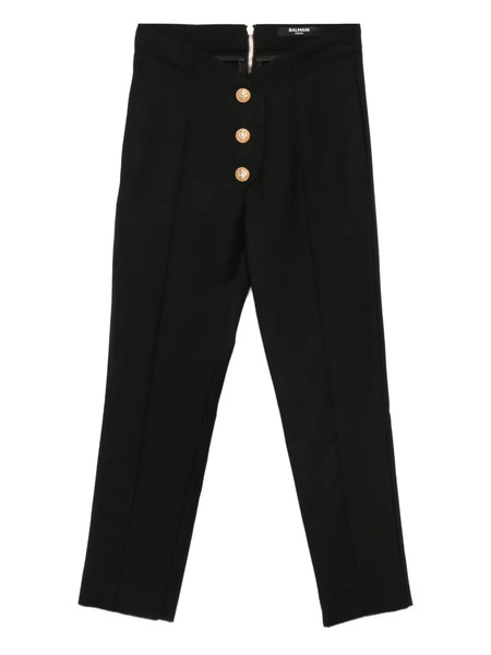  Balmain Kids Buttoned Trousers - Black 