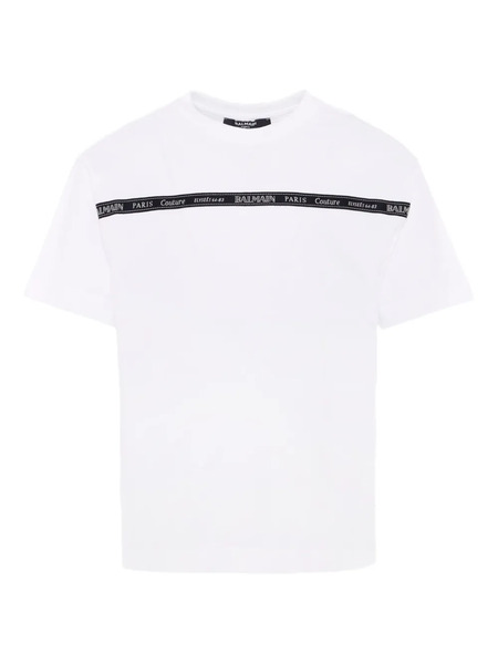  Balmain Kids Logo-band T-shirt - White 