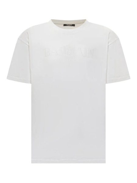  Balmain Kids Logo-embossed T-shirt - White 