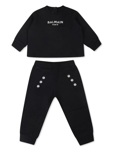  Balmain Kids Logo-embroidered Tracksuit - Black 