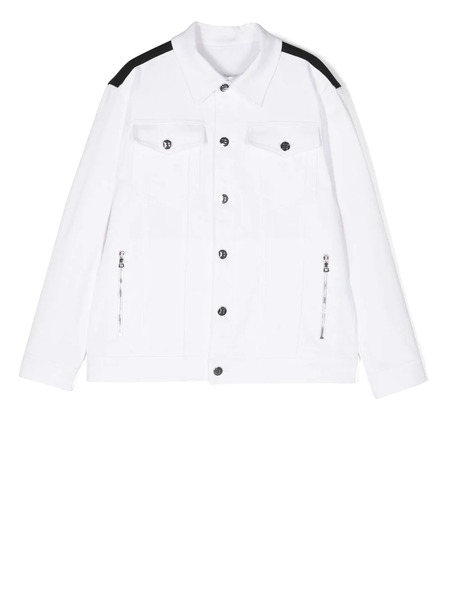  Balmain Kids Logo-print Jacket - White 