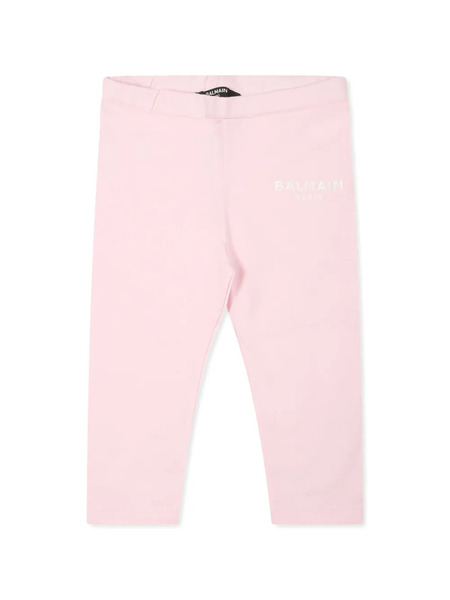  Balmain Kids Logo-print Leggings - Pink 
