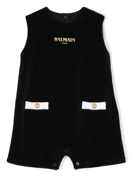  Balmain Kids Logo-print Shorties - Black 