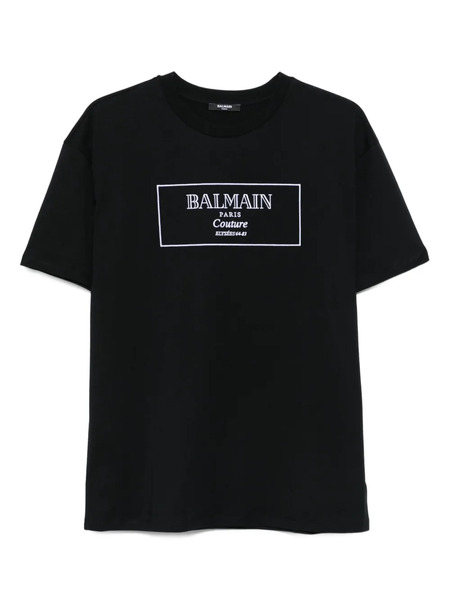  Balmain Kids Logo-print T-shirt - Black 