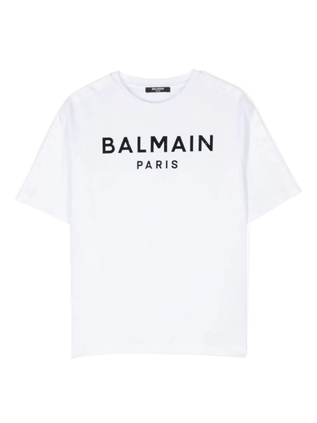  Balmain Kids Logo-print T-shirt - White 