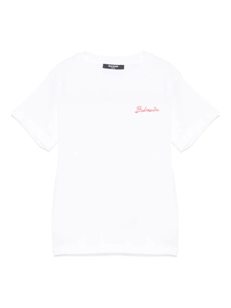  Balmain Kids Logo-print T-shirt - White 