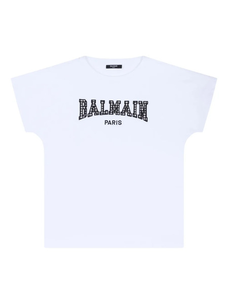  Balmain Kids Logo-print T-shirt - White 
