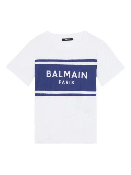  Balmain Kids Logo-print T-shirt - White 