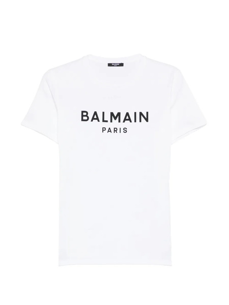  Balmain Kids Logo-print T-shirt - White 