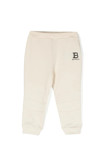  Balmain Kids Logo-print Track Pants - Neutrals 