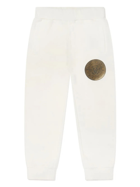  Balmain Kids Logo-print Track Pants - White 