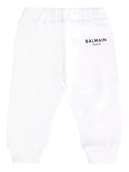  Balmain Kids Logo-print Track Pants - White 