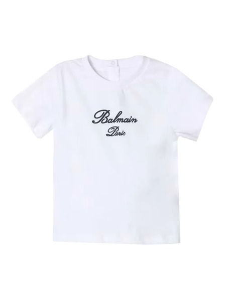  Balmain Kids Logo T-shirt - White 