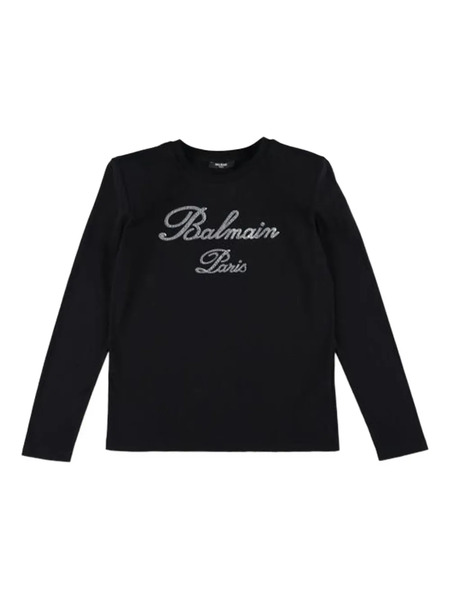  Balmain Kids Long-sleeve T-shirt - Black 
