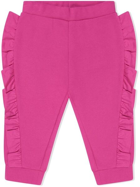  Balmain Kids Ruffle-detail Track Pants - Pink 