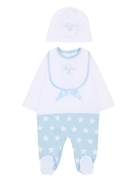 Balmain Kids Star-print Pajama Set - White 