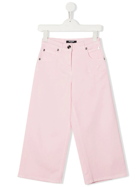  Balmain Kids Straight-leg Trousers - Pink 