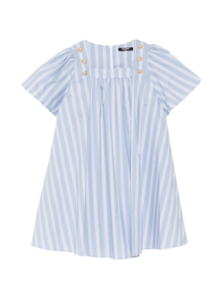 Balmain Kids Striped Dress - Blue 