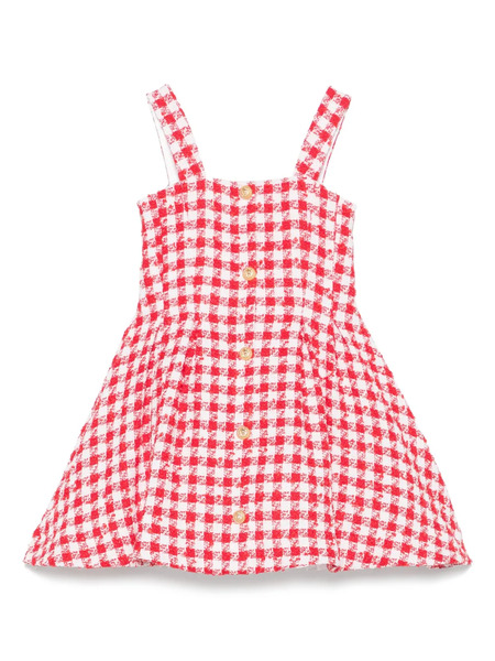  Balmain Kids Tweed Dress - White 
