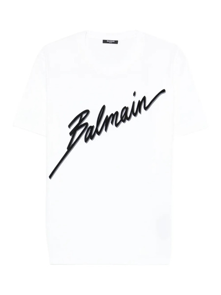  Balmain Logo-embroidered T-shirt - White 