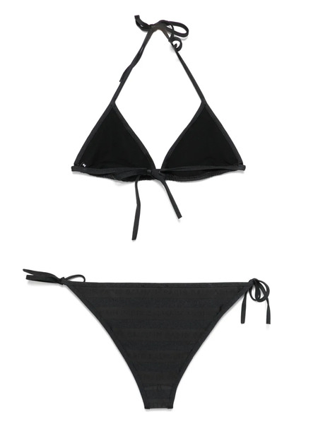  Balmain Logo-print Bikini - Black 