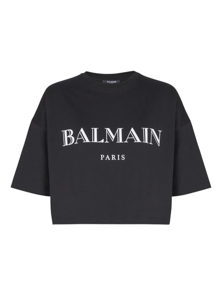  Balmain Logo-print T-shirt - Black 