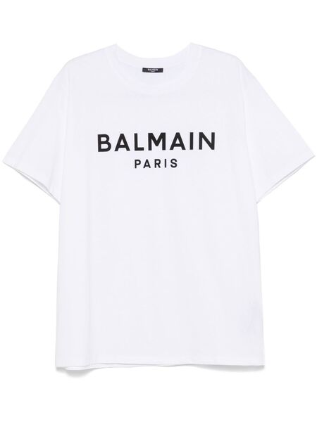  Balmain Logo-print T-shirt - White 