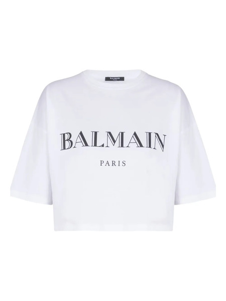  Balmain Logo-print T-shirt - White 