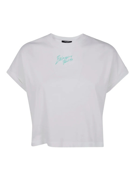  Balmain Logo-print T-shirt - White 